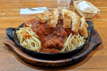 【ロータ】カツスパを含めた大盛スパゲティーが人気のデカ盛り喫茶店