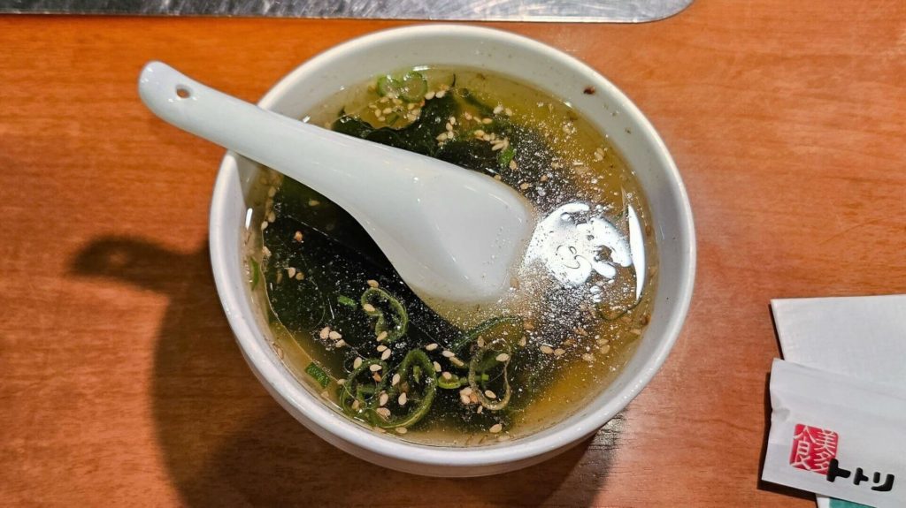 トトリのランチのスープ