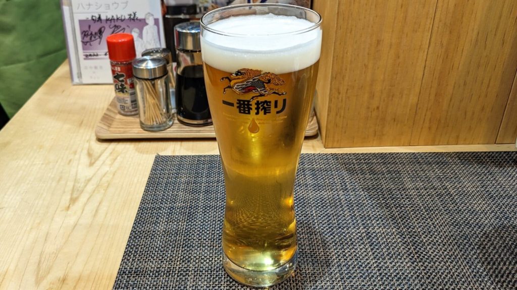 旬肴Kakuのビール