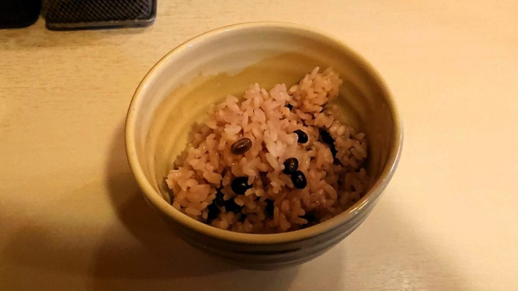 スープカレーの田中さんの黒千石大豆ご飯
