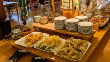 【くるるの杜 農村レストラン】素材を活かした野菜や天ぷらが食べ放題