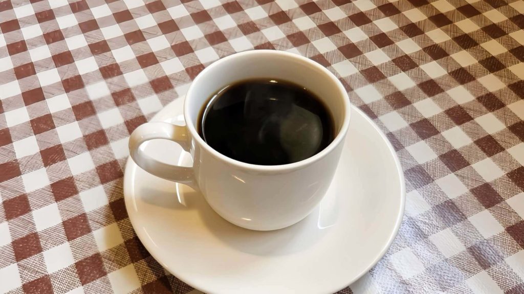 トレンティーノのホットコーヒー