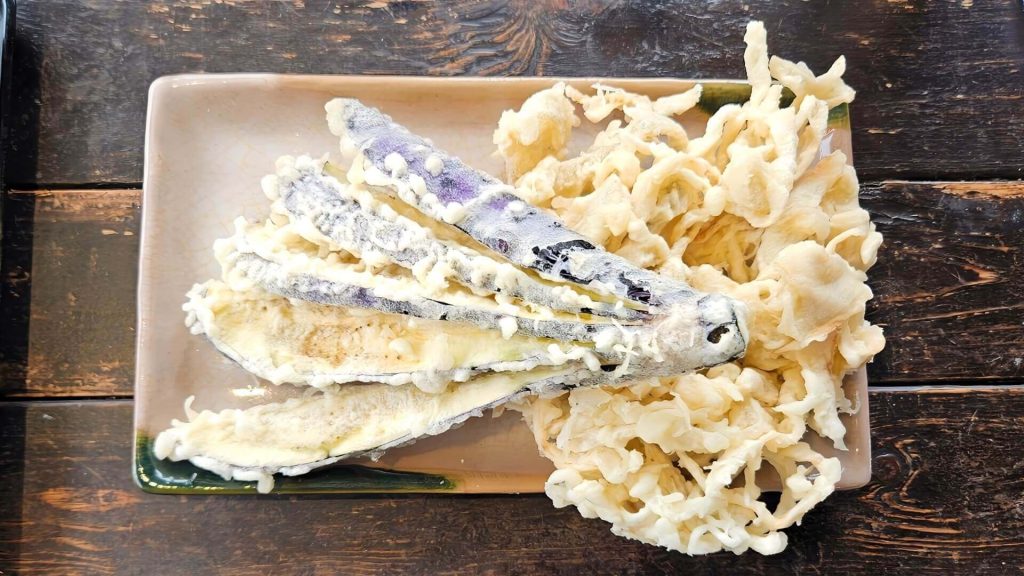 かばと製麺所の天ぷら３