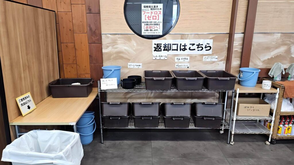 返却口コーナー