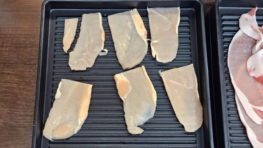 鶏スライス