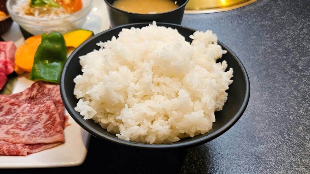 5種の上焼肉ランチの大盛り