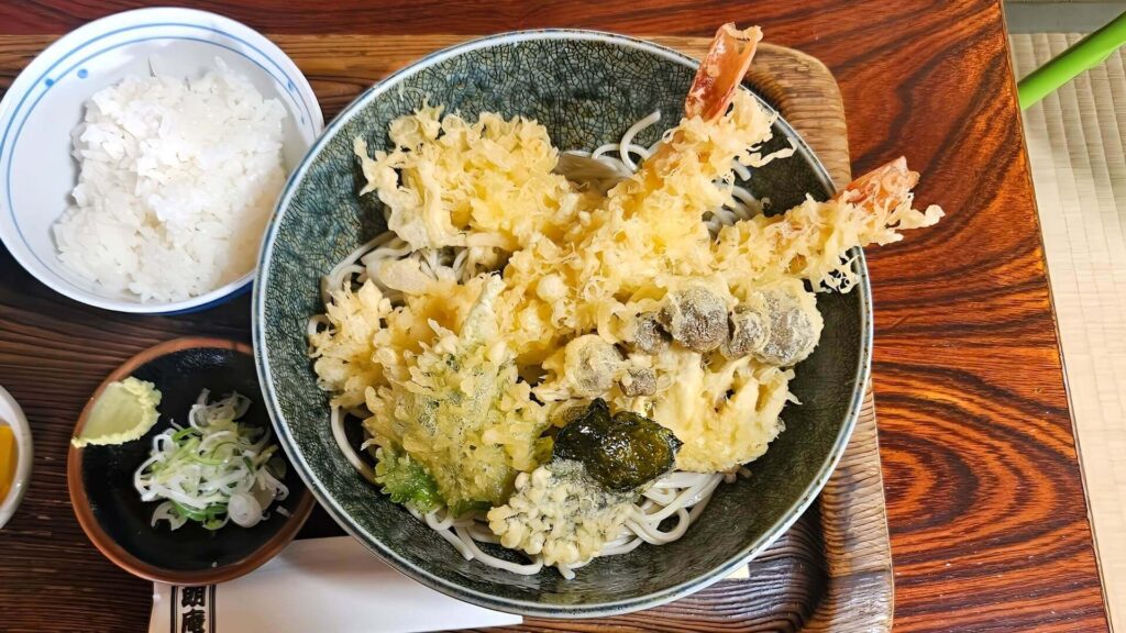 そば天ぷらごはんセット2