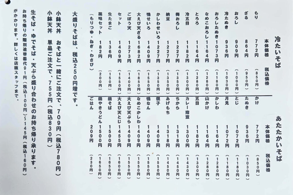 メニュー3