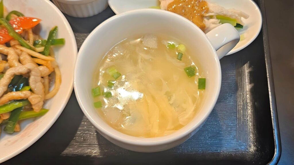 ランチのスープ