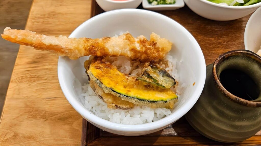 ミニ天丼うどんセット3